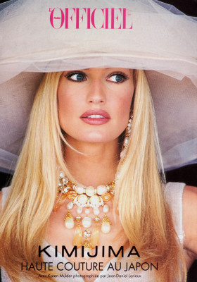 Karen Mulder ~ L'Officiel France September 1995 by Jean Daniel Lorieux