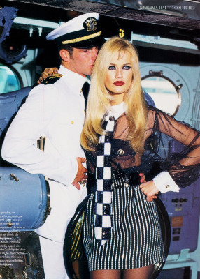 Karen Mulder ~ L'Officiel France September 1995 by Jean Daniel Lorieux