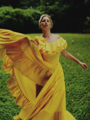 Karolina Kurkova for Schon Magazine Switzerland December 2024 by Pablo Costanzo