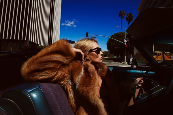 Kate Moss for Saint Laurent Fall 2025 Campaign by Mert Alas