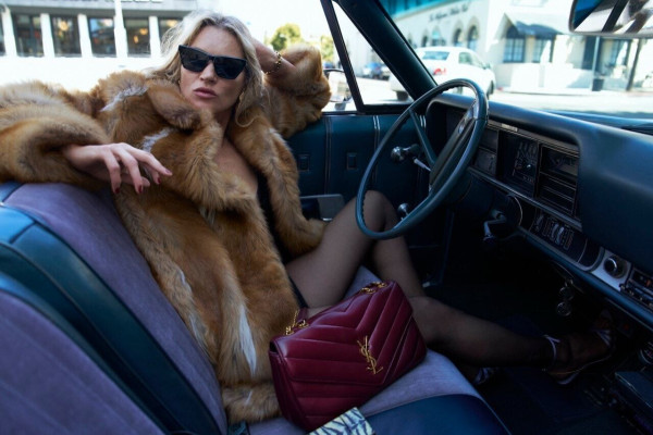 Kate Moss for Saint Laurent Fall 2025 Campaign by Mert Alas