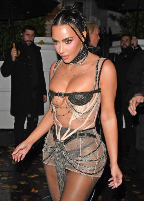 Kim Kardashian – at Her Birthday Bash in London October 2025