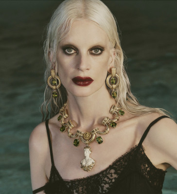 Kristen McMenamy ~ DOLCE & GABBANA ALTA MODA ROMA 2025 by Luigi & Iango