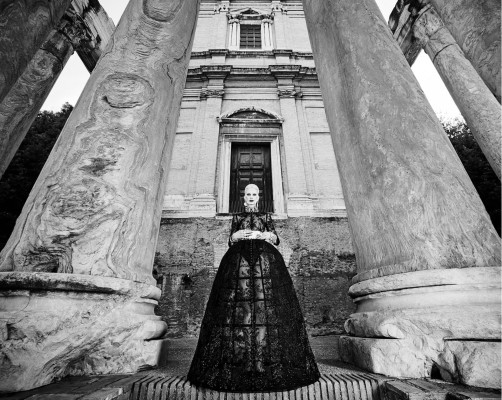 Kristen McMenamy ~ DOLCE & GABBANA ALTA MODA ROMA 2025 by Luigi & Iango