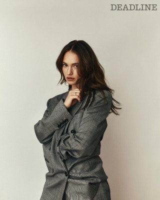 Lily James by Josh Telles for Deadline at TIFF 09/08/2025