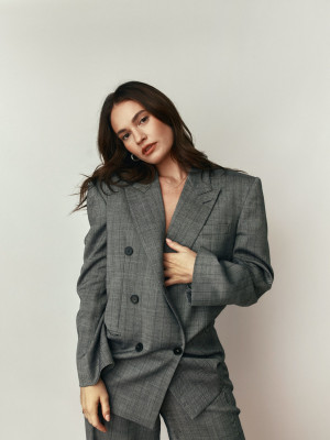 Lily James by Josh Telles for Deadline at TIFF 09/08/2025