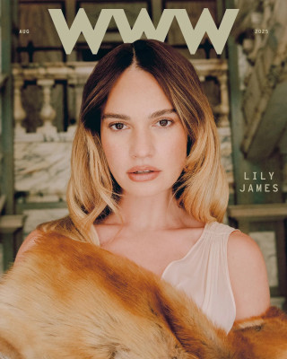 Lily James by Noémi Ottilia Szabo for Who What Wear, Rosewood London (2025)