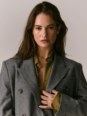 Lily James by Pip Bourdillon for The Telegraph (2025)