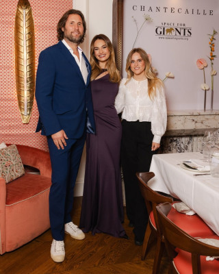 Lily James - Space for Giants Dinner in London 05/28/2025
