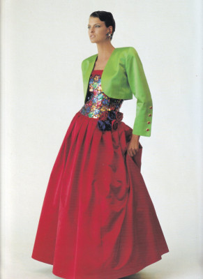 Linda Evangelista for Escada FW 1989