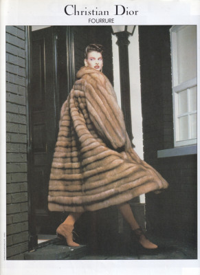 Linda Evangelista for Christian Dior 1986