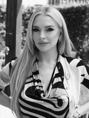Lindsay Lohan - 'Freakier Friday' Press Day in Mexico 07/25/2025