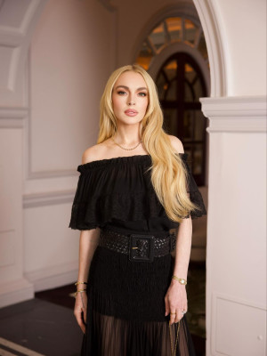 Lindsay Lohan - 'Freakier Friday' Press Conference in London 07/31/2025