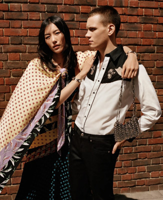 Liu Wen for Rabanne FW 2024 Campaign