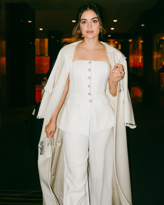 Lucy Hale by Orion Bustamante for 'Which Brings Me to You' NY Press Day 01/16/24