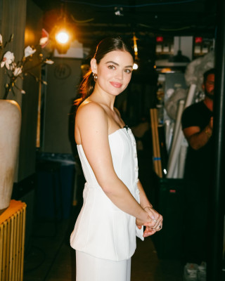 Lucy Hale by Orion Bustamante for 'Which Brings Me to You' NY Press Day 01/16/24