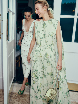 Maartje Verhoef for Monique Lhuillier Spring 2025