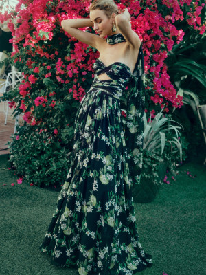 Maartje Verhoef for Monique Lhuillier Spring 2025