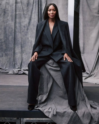 Naomi Campbell for Boss FW 2023 ad campaign