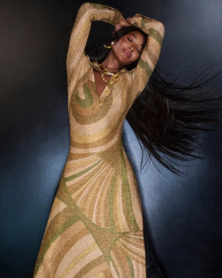 Naomi Campbell стала новым лицом осенней рекламной кампании дома PUCCI (Pucci Fa