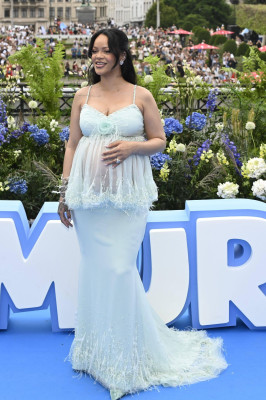 Rihanna – for The Smurfs Promo 2025 in Brussel