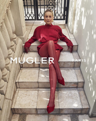 Sharon Stone for Mugler