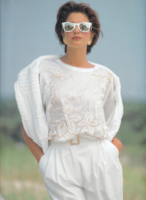Stephanie Seymour for Escada spring/summer 1990