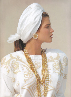 Stephanie Seymour for Escada spring/summer 1990