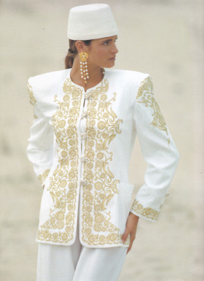 Stephanie Seymour for Escada spring/summer 1990