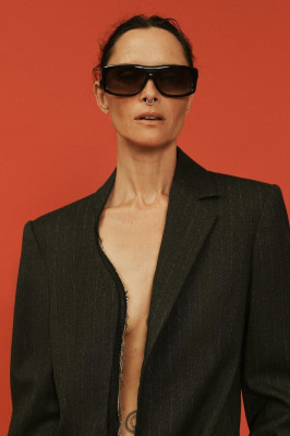 Tasha Tilberg for Christopher Esber Pre-Fall 25 by Pierre Toussaint