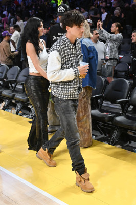 Timothée Chalamet - LA Lakers vs Minnesota Timberwolves Game in LA 04/30/2025