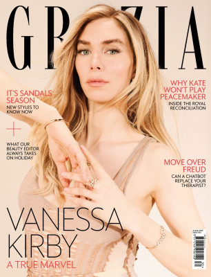Vanessa Kirby for Grazia UK August 2025