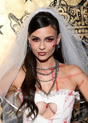Victoria Justice at Love Zombie Halloween 2025 Party in Los Angeles