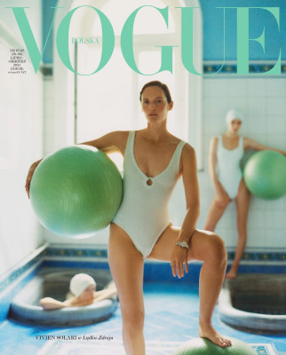 Vivien Solari ~ Vogue Poland JulyAugust 2025 by Ina Lekiewicz Levy