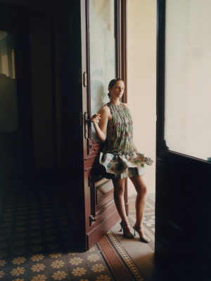 Vivien Solari for Vogue Poland July/August 2025 by Ina Lekiewicz Levy