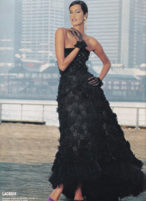 Yasmeen Ghauri ~ iHOLA! Spain fall/winter 1995 by Jesus Carrero