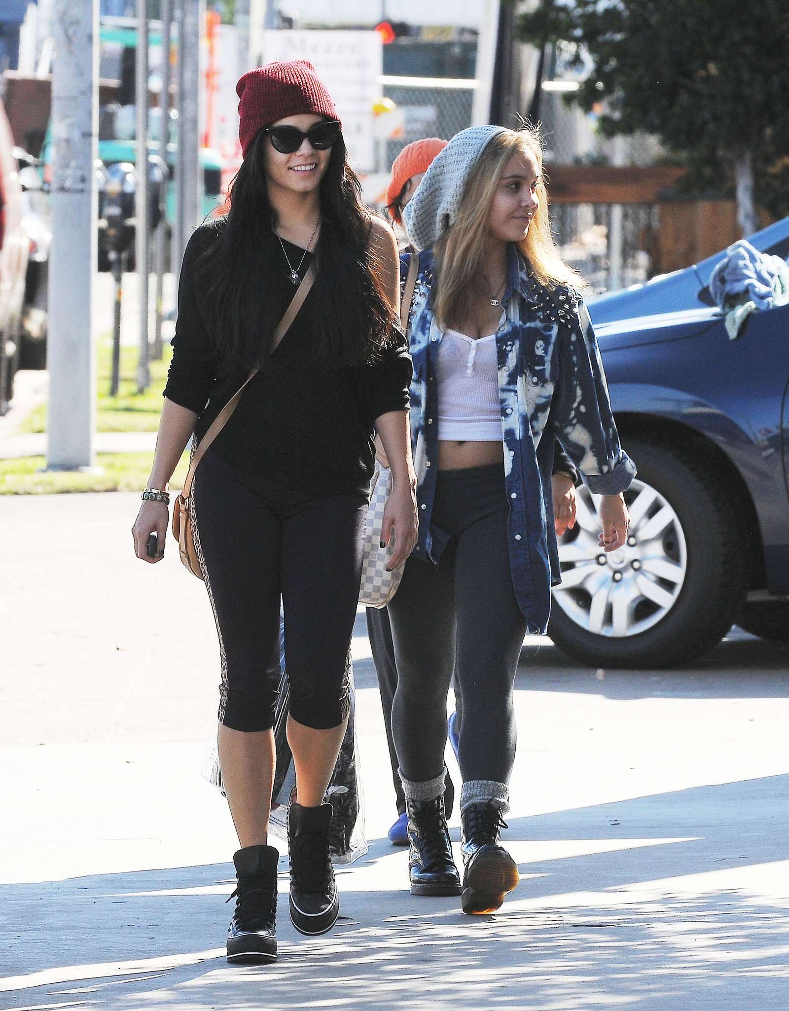 Photo from Vanessa and Stella Hudgens - Out in Los Angeles