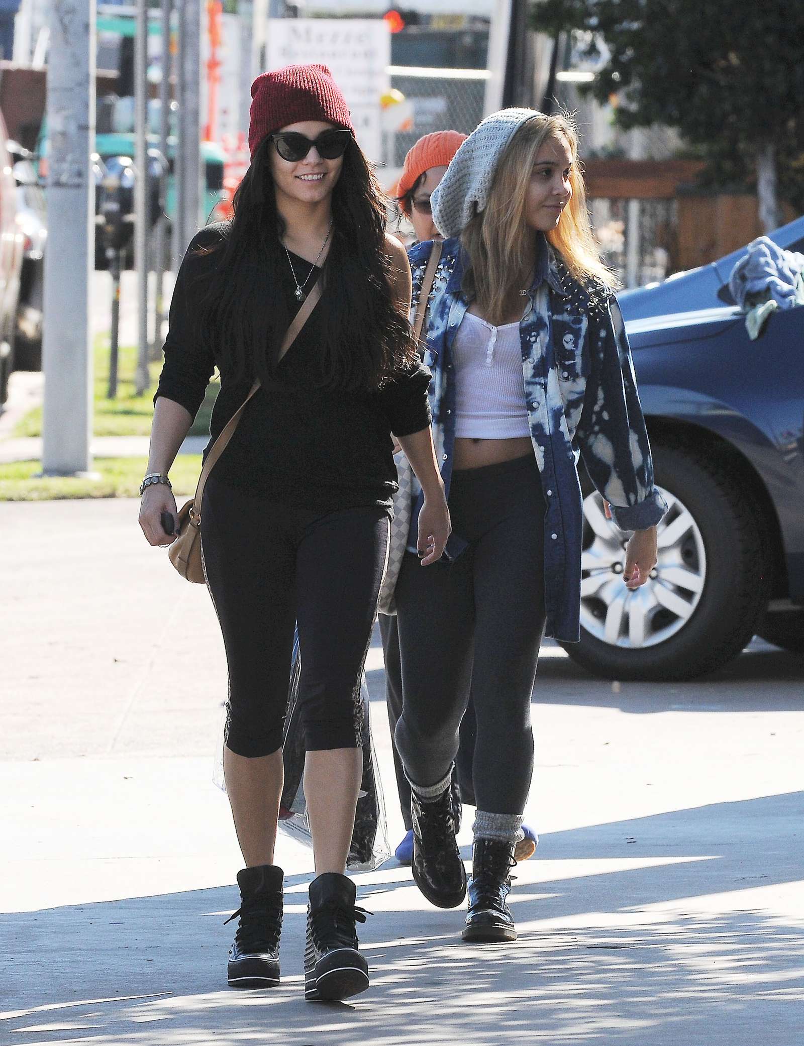Photo from Vanessa and Stella Hudgens - Out in Los Angeles