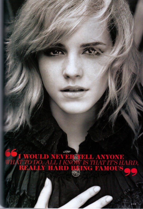 Photo from Emma Watson for Flare