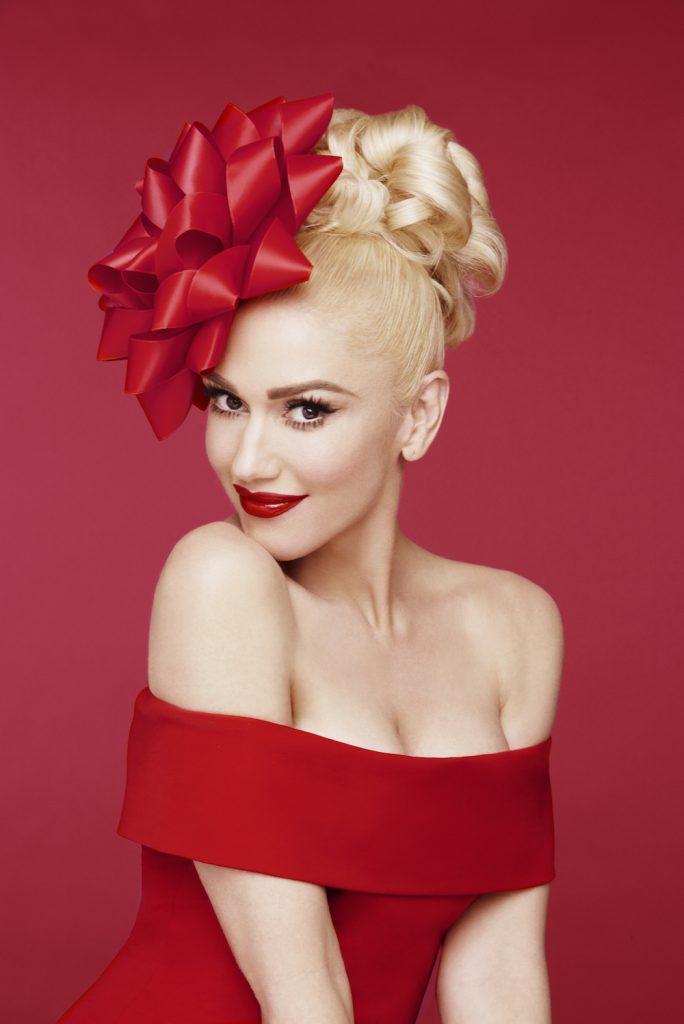 Gwen Stefani for You Make It Feel Like Christmas Photoshoot