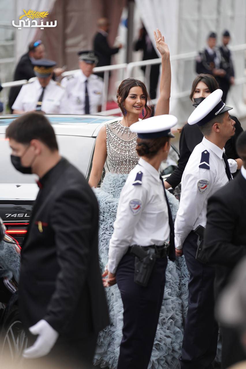 Mahlagha Jaberi at the premiere of "Top Gun: Maverick" - Cannes Film Festival 