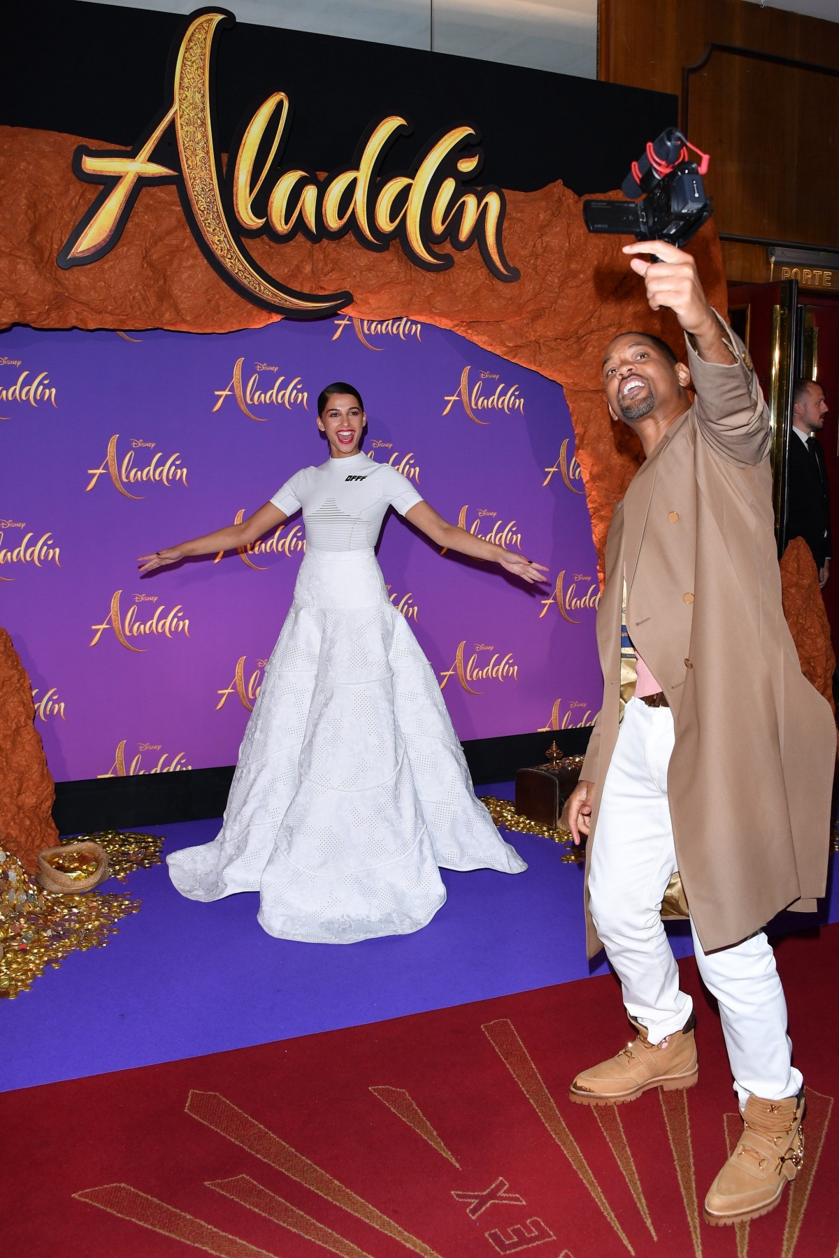 Naomi Scott - "Aladdin" Premiere in Paris || 2019