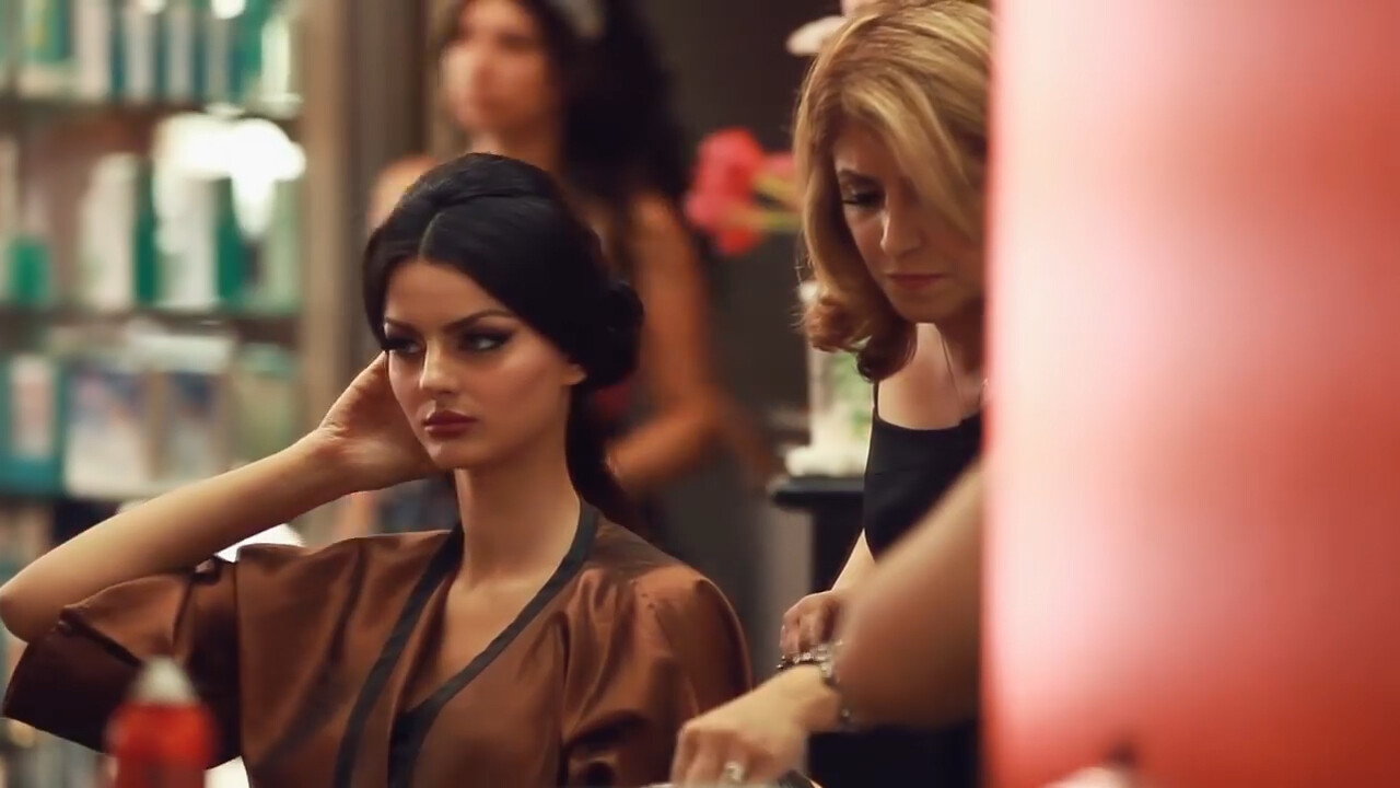 Mahlagha Jaberi at the Negah Magazine Fashion Show 