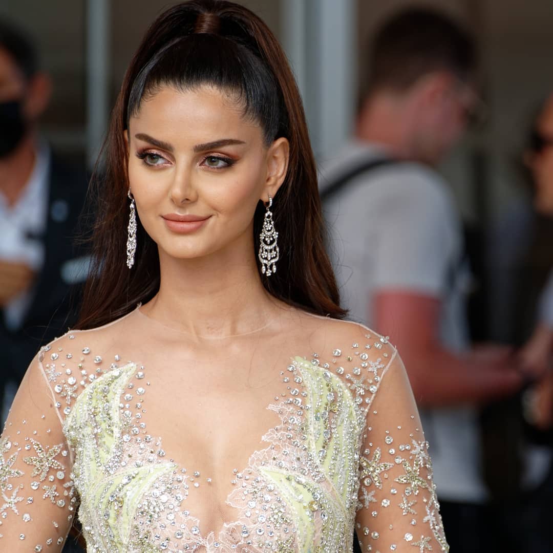 Mahlagha Jaberi at the premiere of "France" during the Cannes Film Festival 