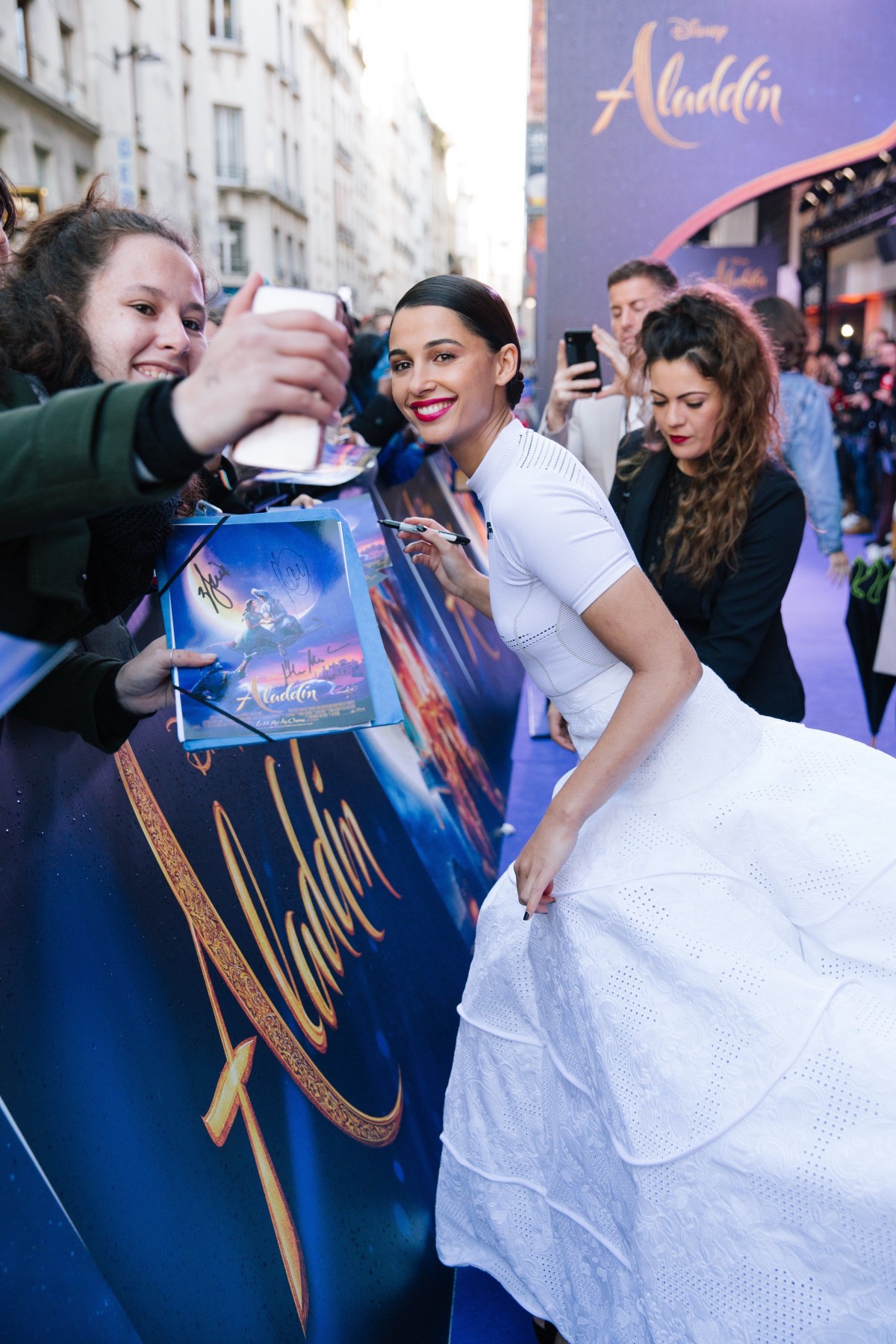 Naomi Scott - "Aladdin" Premiere in Paris || 2019