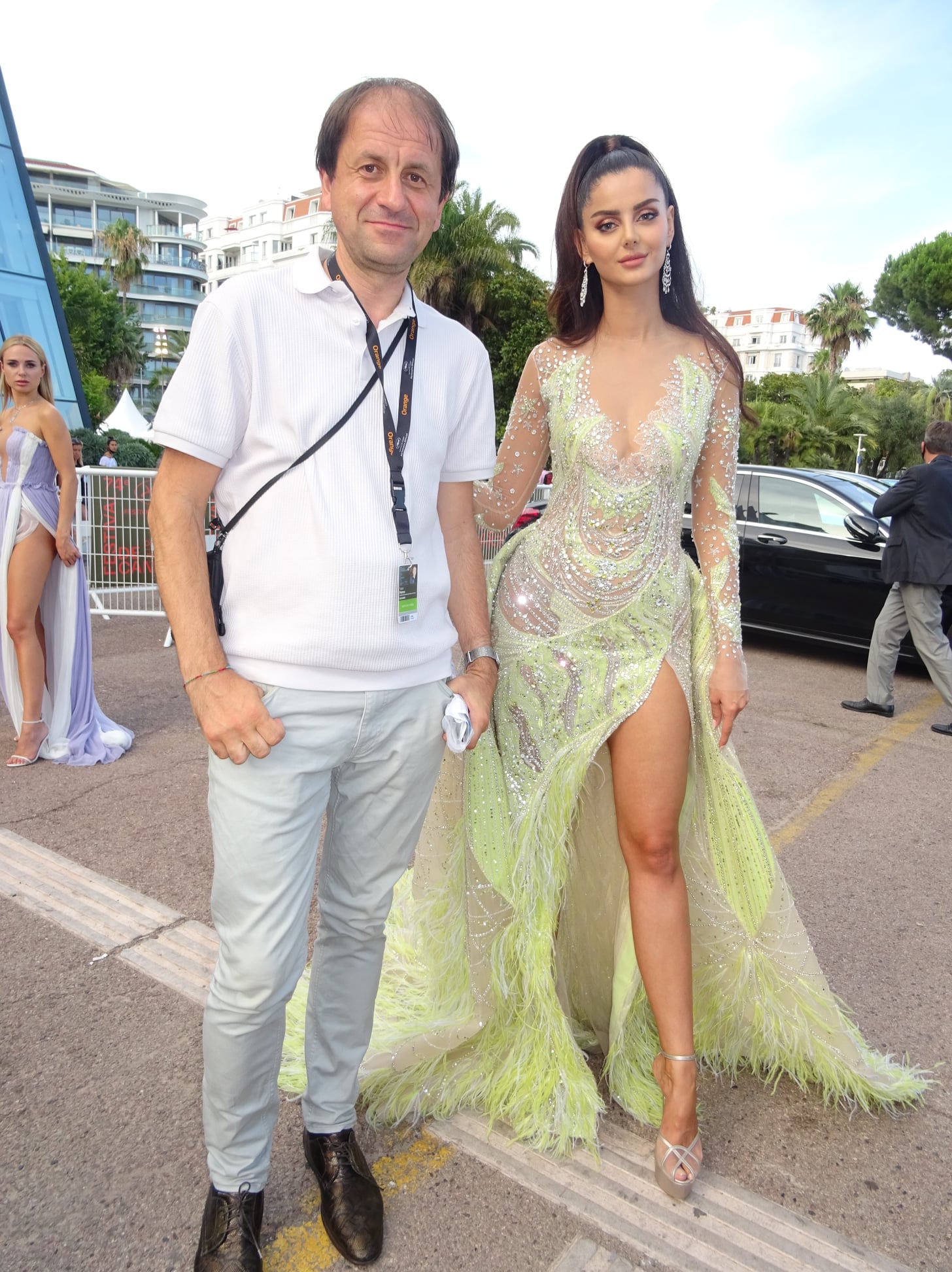 Photo from Mahlagha Jaberi at the premiere of "France" during the Cannes Film Festival 