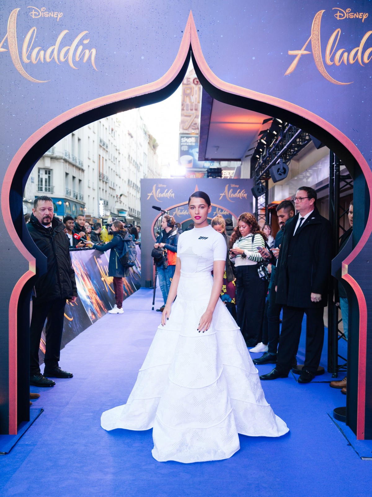 Naomi Scott - "Aladdin" Premiere in Paris || 2019
