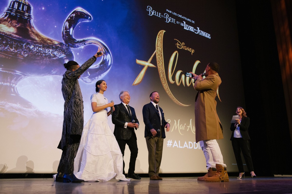 Naomi Scott - "Aladdin" Premiere in Paris || 2019