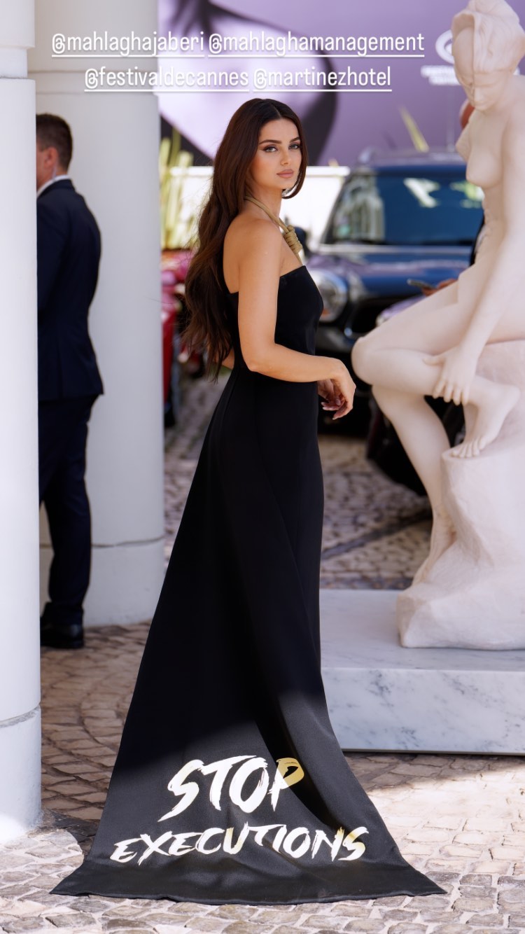 Photo from Mahlagha Jaberi attends the "The Old Oak" premiere at the Cannes 
