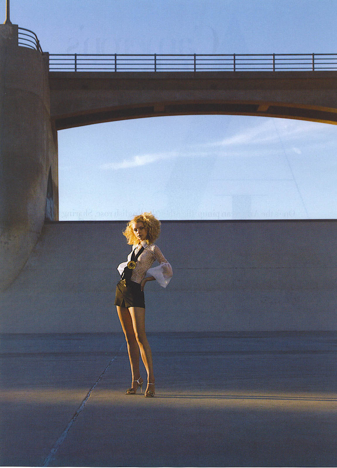 Photo from Jessica Stam for Harper's Bazaar US, January 2007